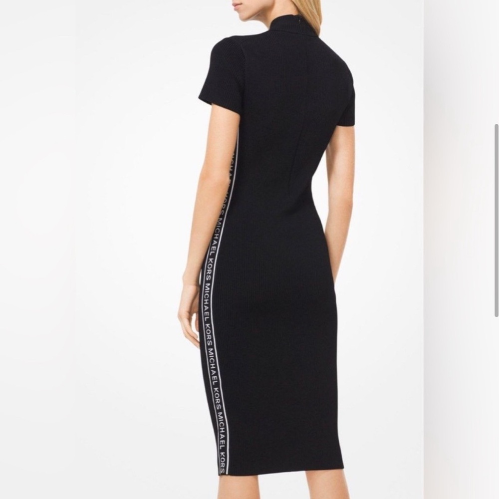 Michael Kors Lagoon Body-con Ribbed Dress - Picture 4 of 6
